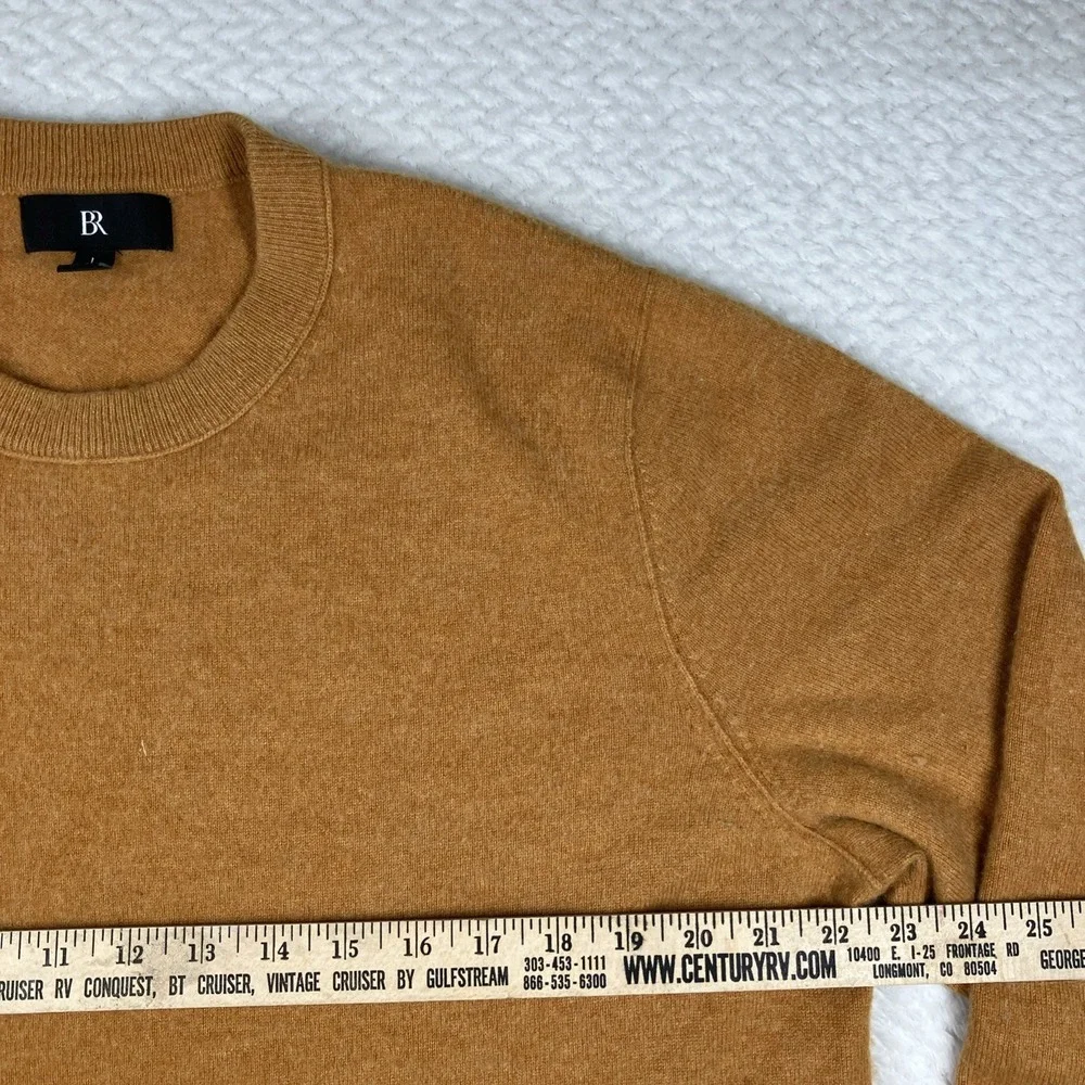 Banana Republic 100% Cashmere Crewneck Sweater Brown Large